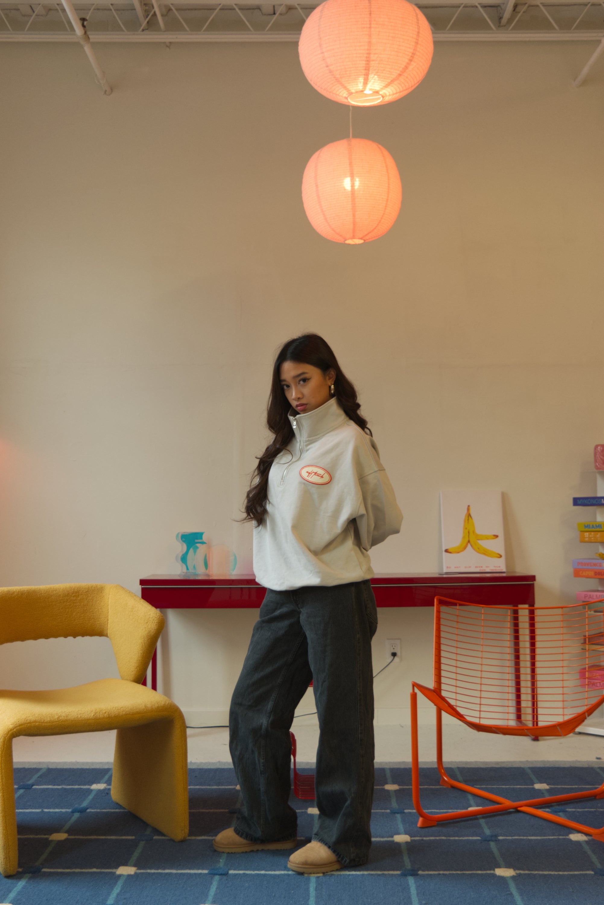 ASCENT QUARTER ZIP - ORBIT GREY