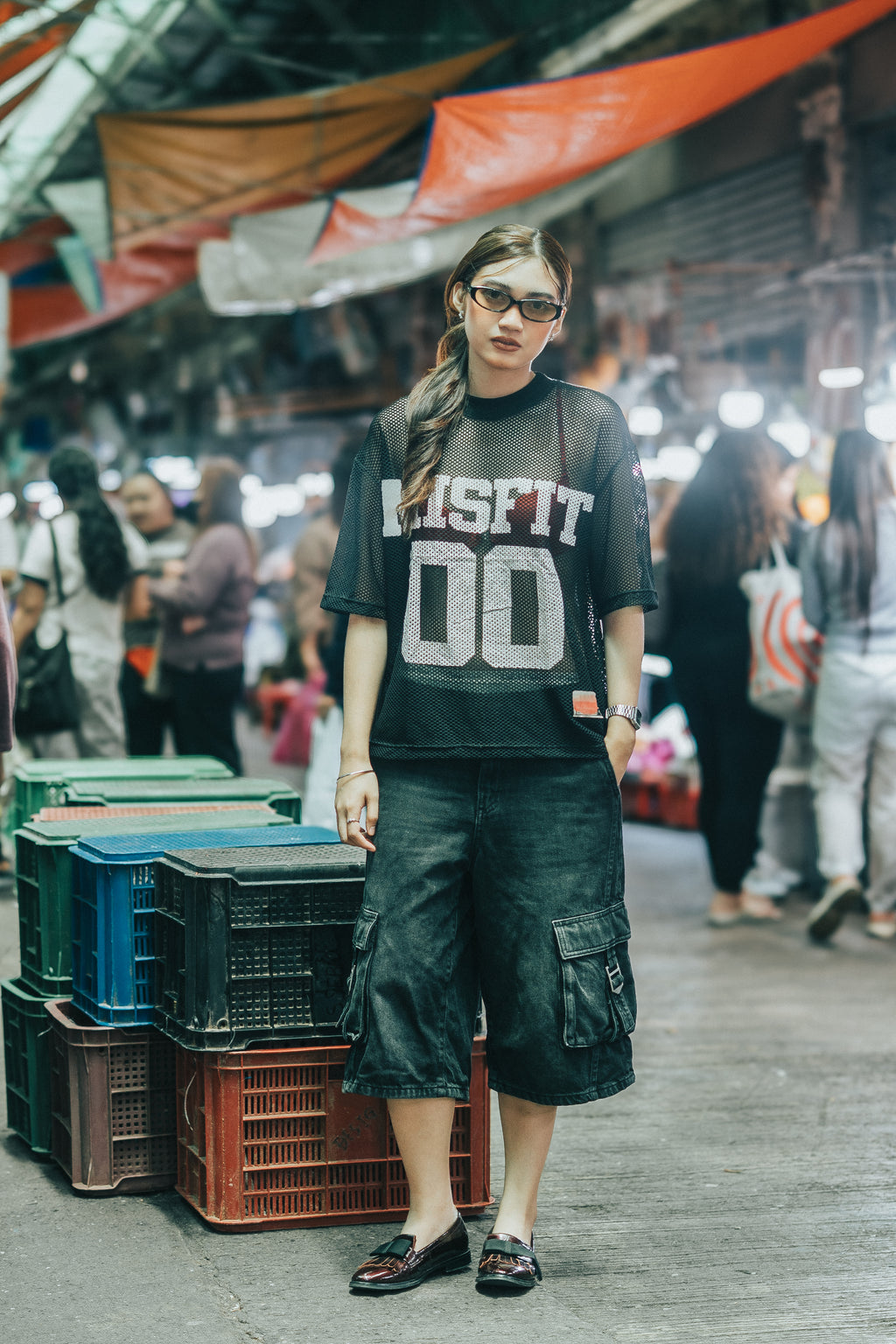 "00" - MESH JERSEY TEE