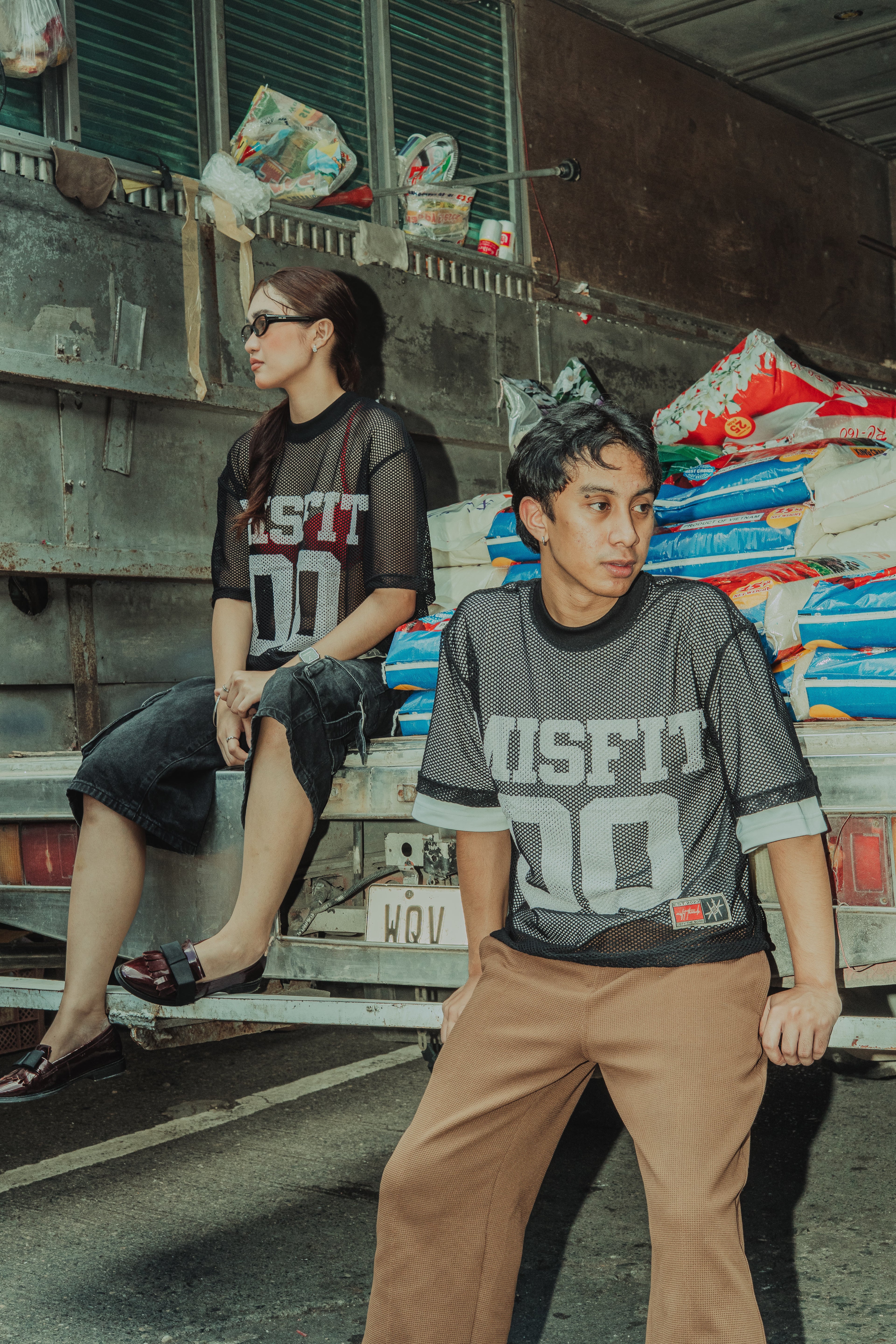 "00" - MESH JERSEY TEE