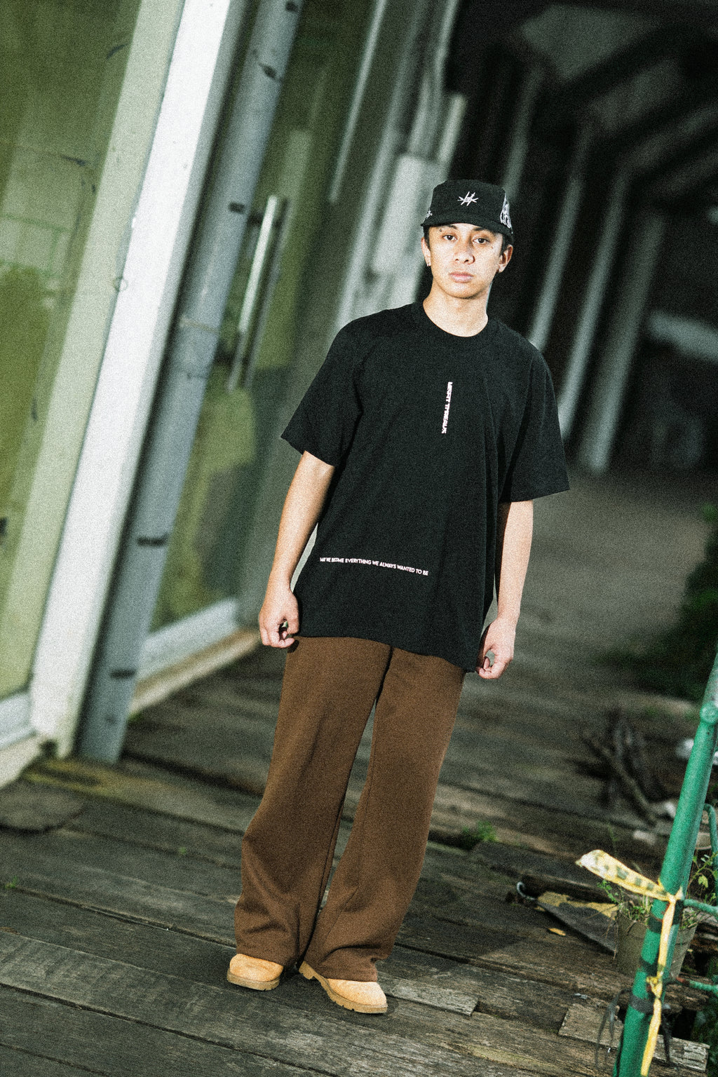 BARBED WIRE 5 PANEL HAT