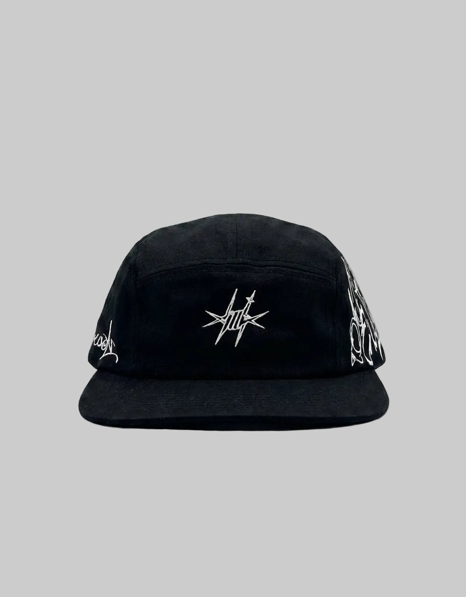 BARBED WIRE 5 PANEL HAT